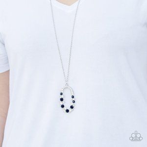 Spotlight Social Blue Necklace